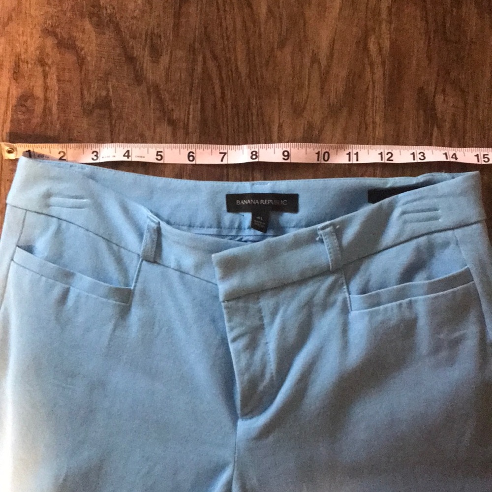 Banana Republic powder blue corset pants
